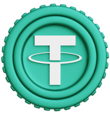 tether usdt coin crypto 3d illustration free png